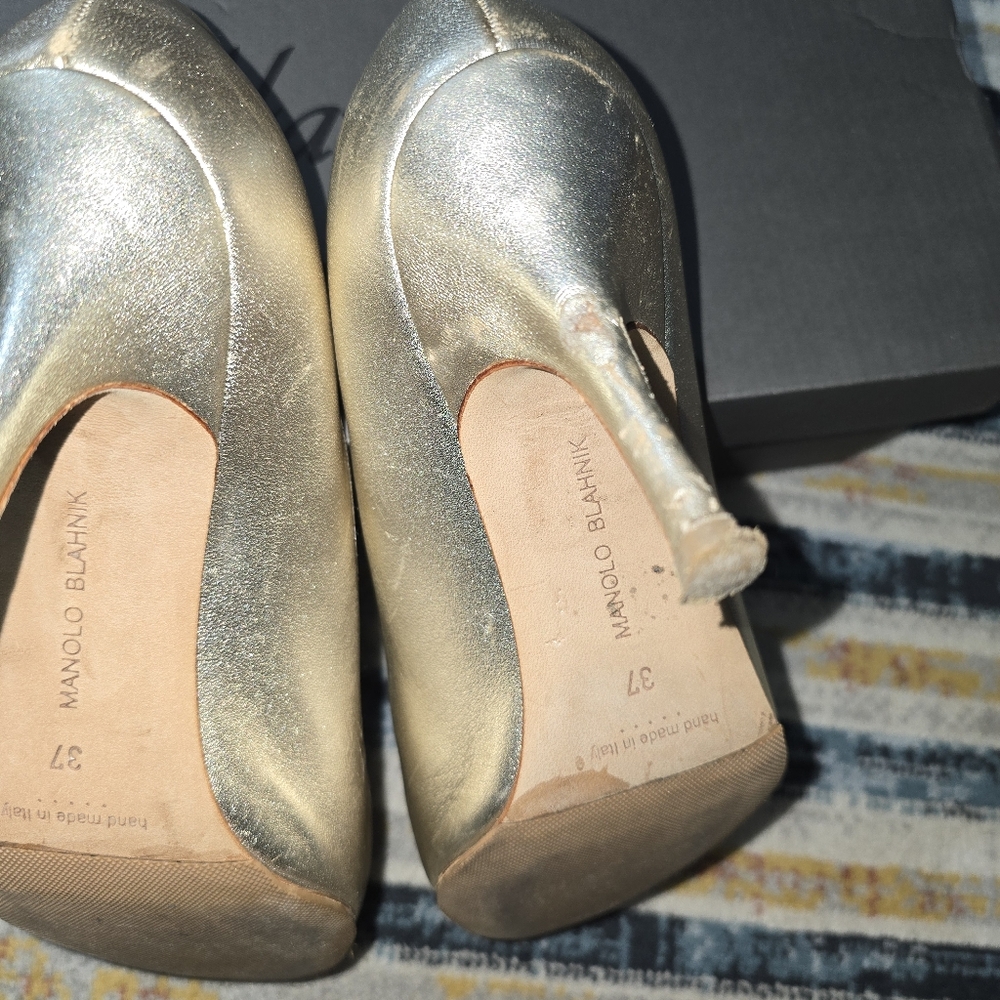 Manolo Blahnik Shoes Size 37 - Picture 5 of 6